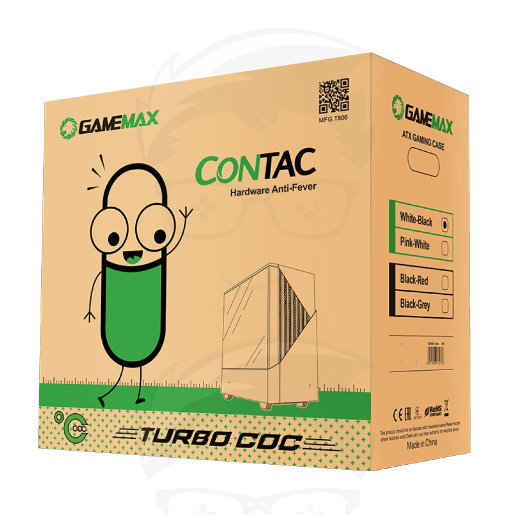 GAMEMAX Contac COC BR ATX GAMING CASE GAMEMAX Contac COC BR ATX GAMING CASE